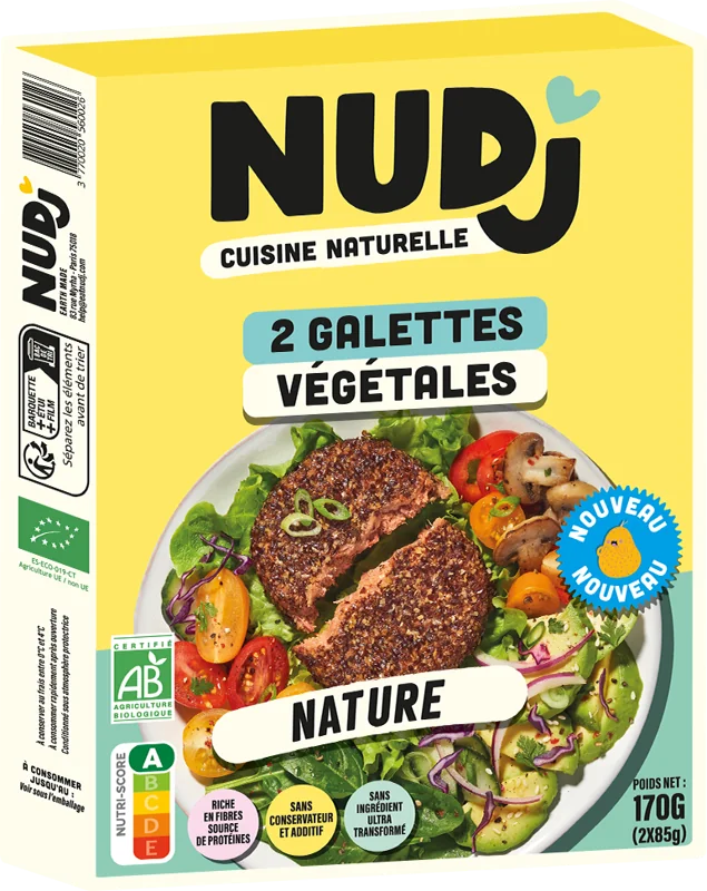 Galettes Nature Nudj