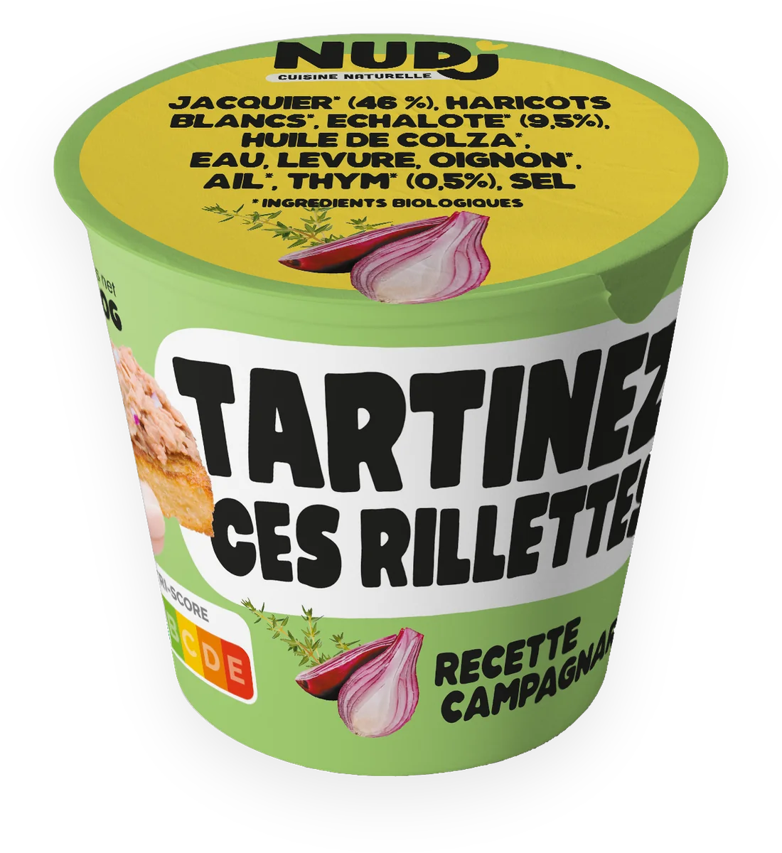 Pot de rillettes Campagnarde Nudj